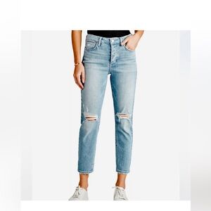 Sam Edelman Mary Jane Boyfriend ankle cropped jeans